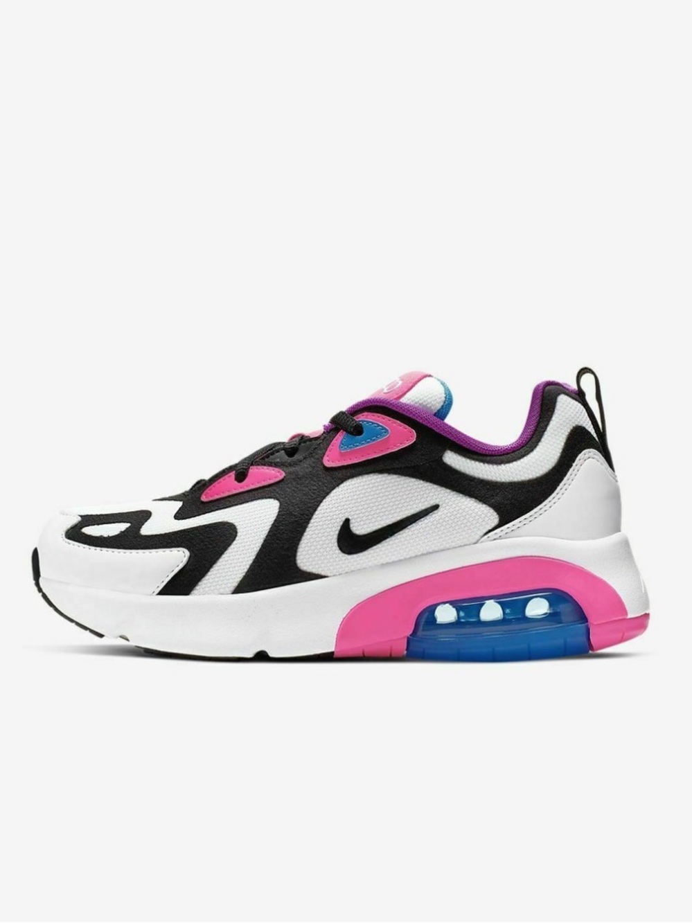 Nike Air Max 200 Sneakers White Hyper Pink Black